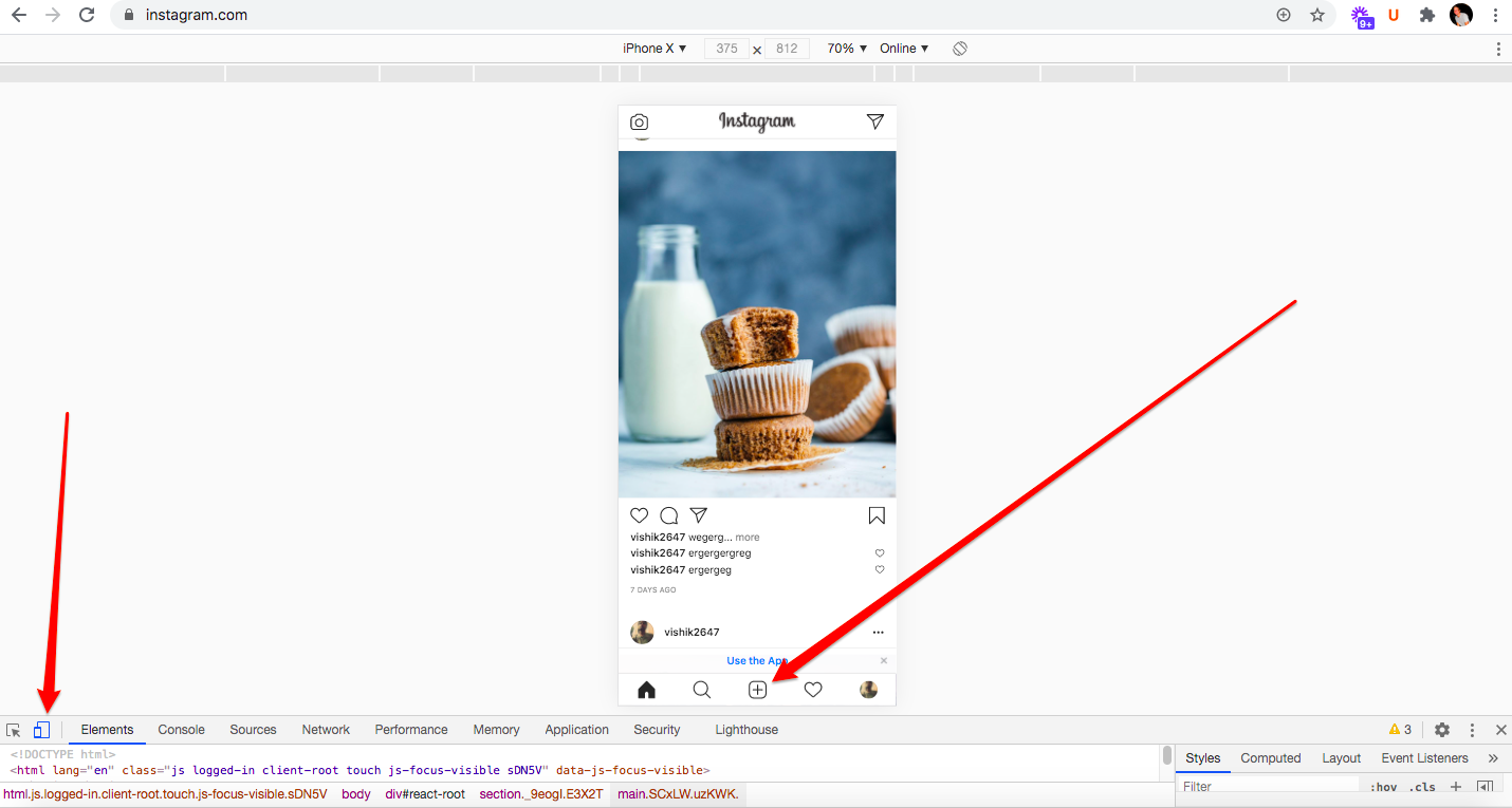 How to post on Instagram from a laptop, Mac, or PC for
