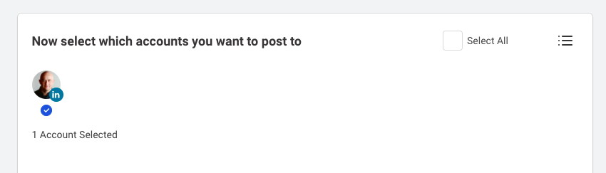 Schedule posts to multiple LinkedIn accounts at the same time